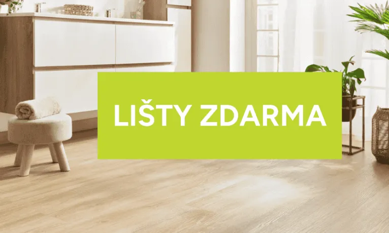 Soklové lišty k vinylové podlaze ZDARMA