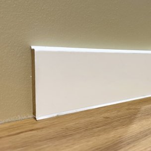 Podlahové soklové lišty DÖLLKEN CUBU Flex Life 80 mm bílá