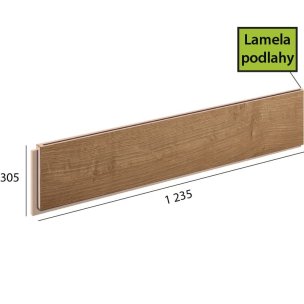 Ecoline Step lamela podlahy - 9521 Dub kouřový