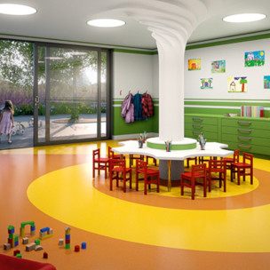 Heterogenní PVC (vinylová) podlaha Polyflor Expona Flow