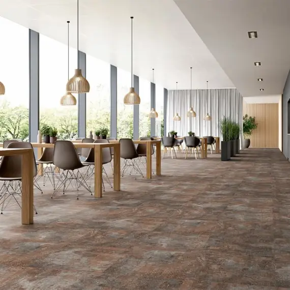 Expona Design 9141 Rusted Stencil Concrete