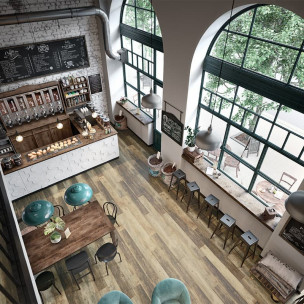 Vinylová podlaha lepená Objectflor Expona Design Rustic Spiced Timber 9047