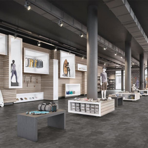 Vinylová podlaha lepená Objectflor Expona Design 9144 Graphite Slate