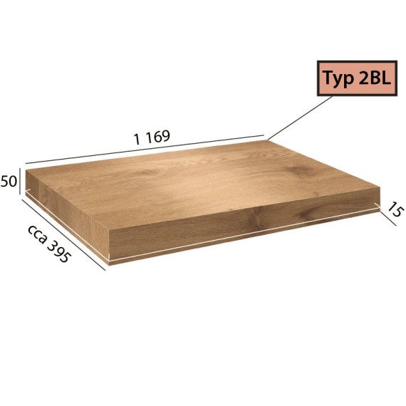 Ecoline Step 2BL - 9507 Dub noblesní