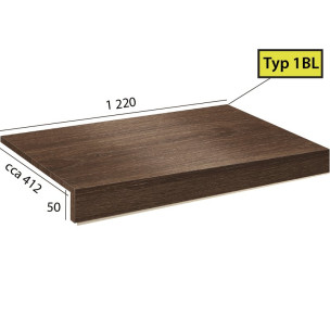 Ecoline Step 1BL - 9554 Dub bush kouřový