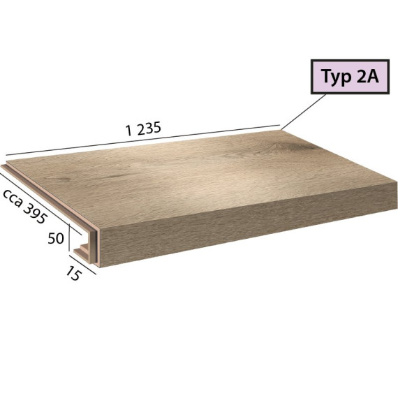 Objectline Step 2A - 9870 Dub Costa pískový