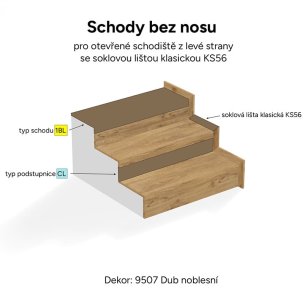 Schody-bez-nosu-otevrene-zleva-lista-KS56-Silent-Step-BRASED-Ecoline-Click-9507-Dub-noblesni-typy-schodu