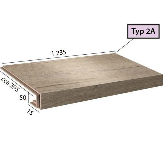 Ecoline Step 2A - 9553 Dub bílý pískový
