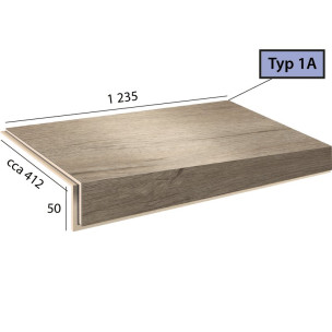Ecoline Step 1A - 9553 Dub bílý pískový