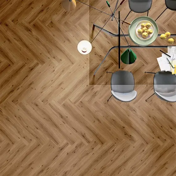 Ecoline Herringbone (HB) lepený 9593 Dub královský tmavý