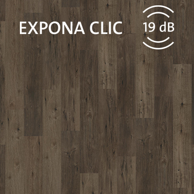 Vinylová podlaha s integrovanou podložkou - Expona Clic 19 dB