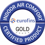 Indoor Air Comfort Gold - certifikace nízkých emisí