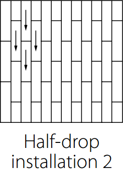 Half-drop instalace 2