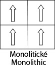 Kobercové čtverce - pokádka na monolitický způsob
