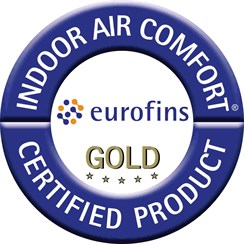 Emisní certifikace zdravé podlahy Indoor Air Comfort Gold
